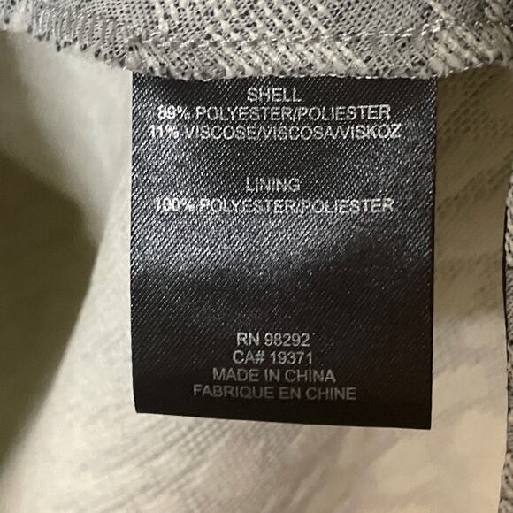 Tibi Rime Jacquard Flirty Fit And Flare Sleeveless Dress Gray Leopard SZ 10 - Picture 5 of 9